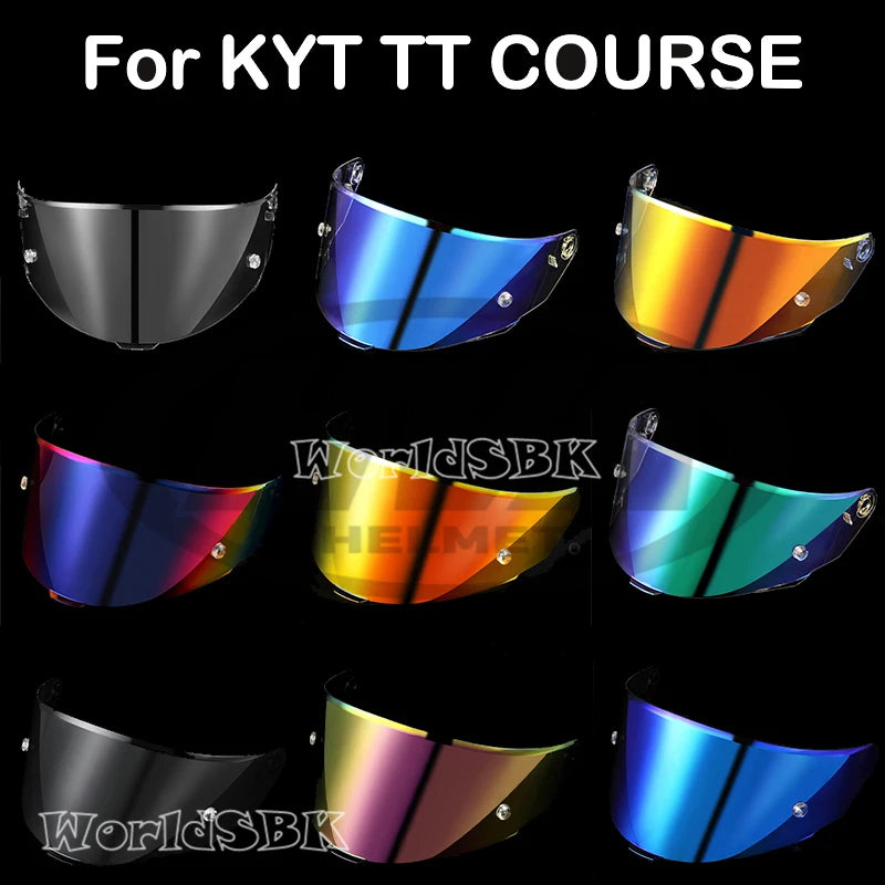 Visor for KYT TT Course Motorcycle Full Face Helmet Sun Visor