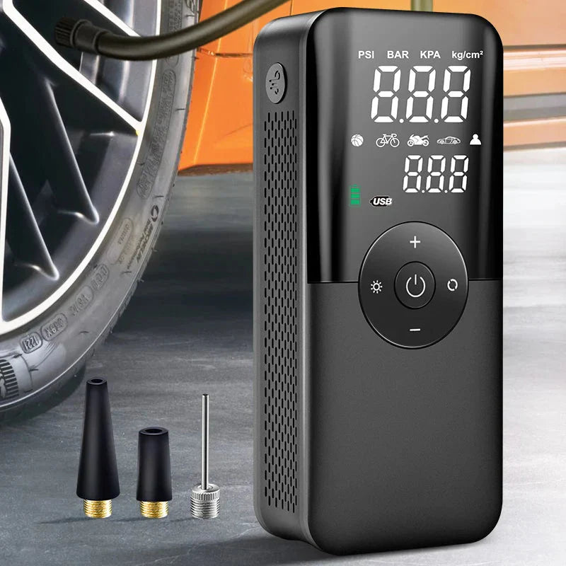Rechargeable Battery-Powered Tire Inflator