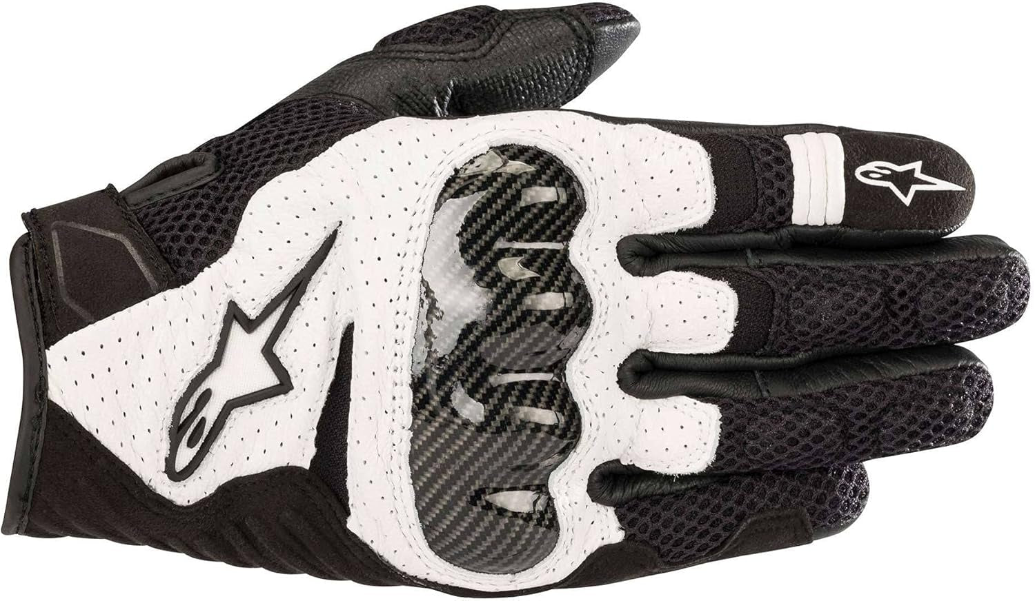 SMX 1 Air V2 Motorcycle Gloves White/Black
