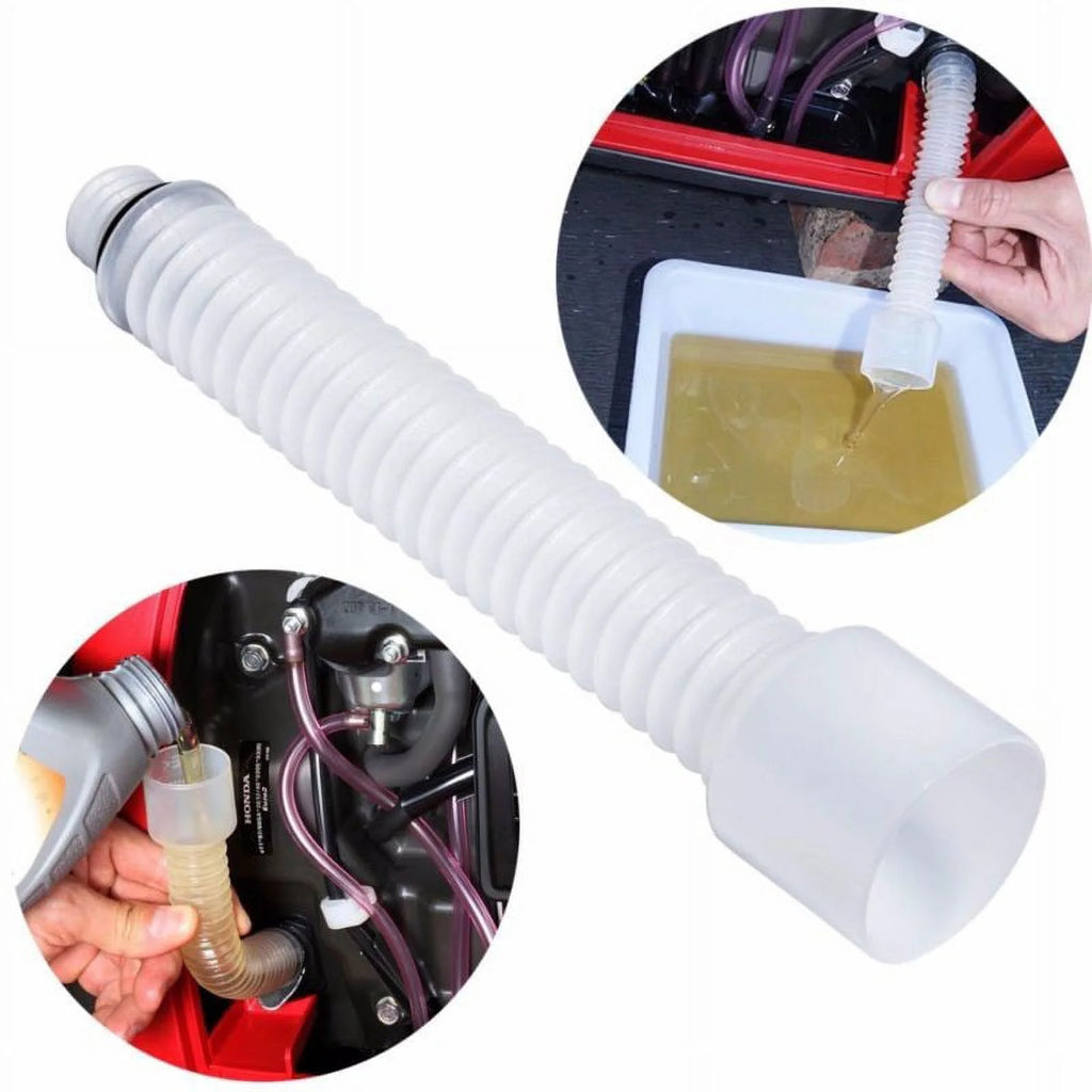 1Pc Motocycle Flexible Oil Change Funnel Gasoline Engine Oil Change Folding Hose for Honda Generator