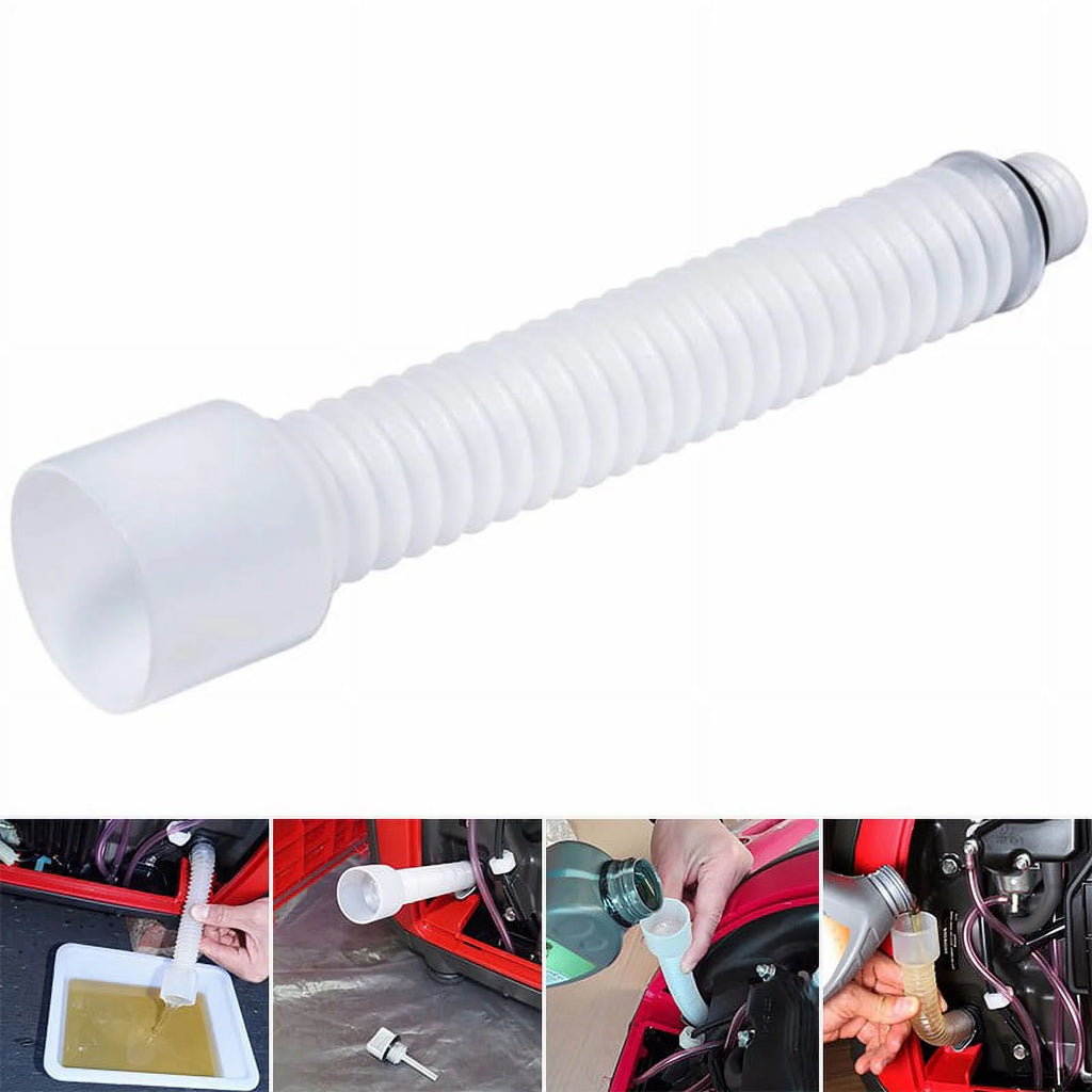 1Pc Motocycle Flexible Oil Change Funnel Gasoline Engine Oil Change Folding Hose for Honda Generator